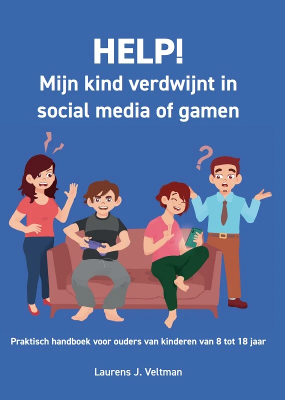 HELP! Mijn kind verdwijnt in social media of gamen – Laurens J. Veltman – boek cover