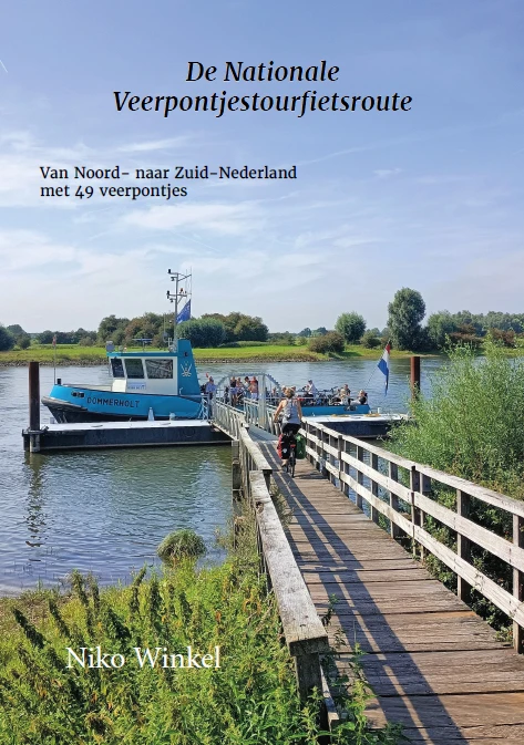De nationale veerpontjestoerfietsroute – Niko Winkel – boek cover