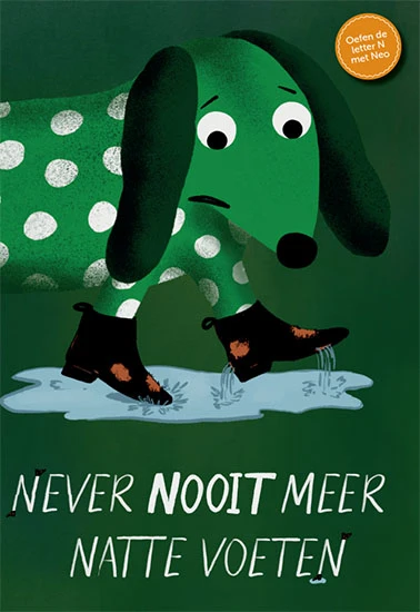 Never nooit meer natte voeten – Conja Adriaanse – boek cover