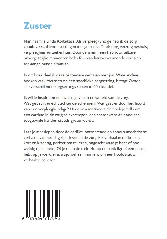 Zuster – Linda Kortekaas – boek cover