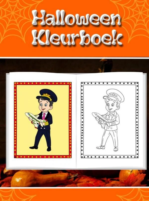 Leuk halloween kleurboek voor kinderen – Mieke Stevens – boek cover