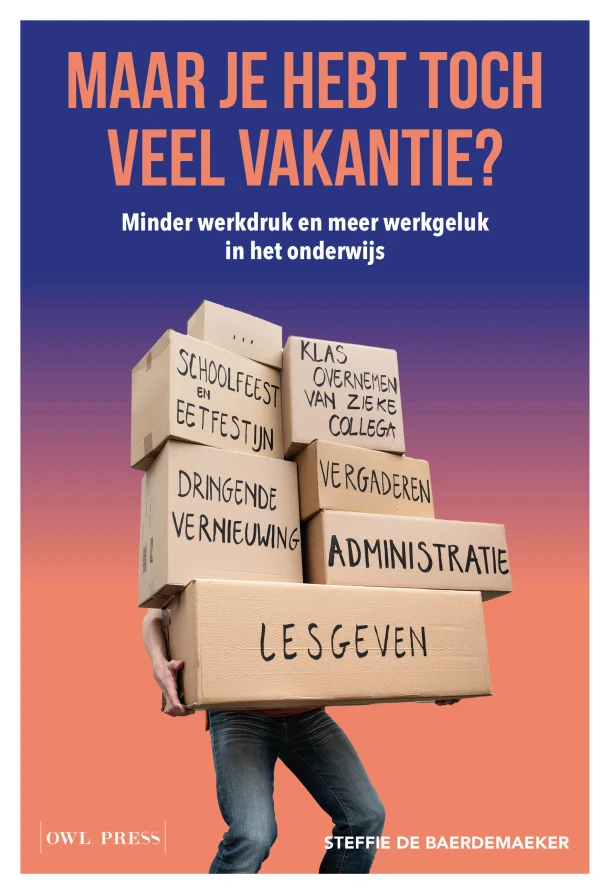 Maar je hebt toch veel vakantie? – Steffie De Baerdemaeker – boek cover
