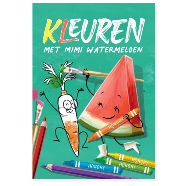 Kleuren met Mimi Watermeloen – Bram De Baere – boek cover