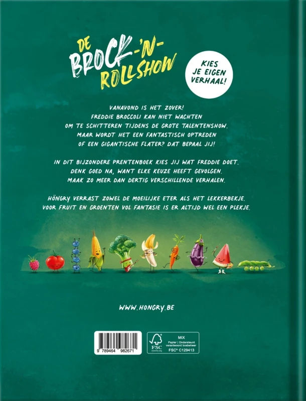 De brock-`n-rollshow – Bieke Biesbrouck – boek cover