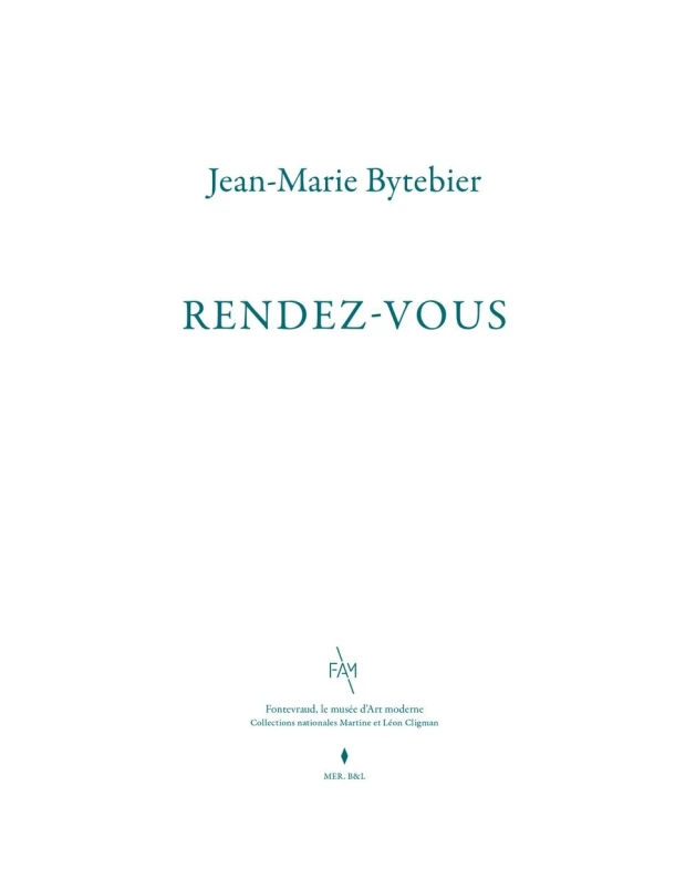 Jean-Marie Bytebier. Rendez-vous – Gatien Du Bois – boek cover
