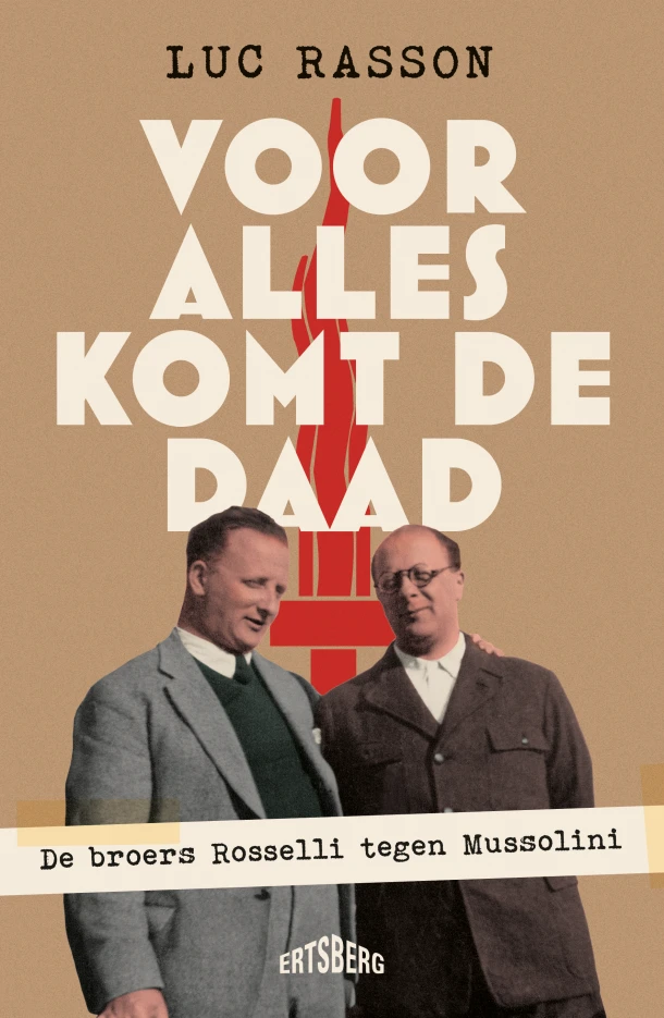 Voor alles komt de daad – Luc Rasson – boek cover