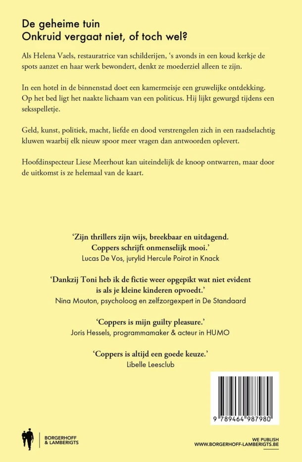 De geheime tuin – Toni Coppers – boek cover