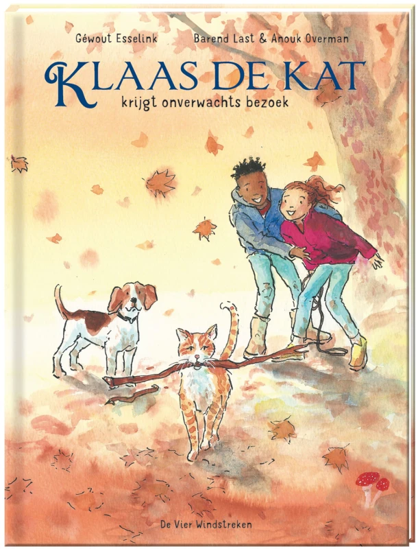 Klaas de kat krijgt onverwachts bezoek – Barend Last – boek cover