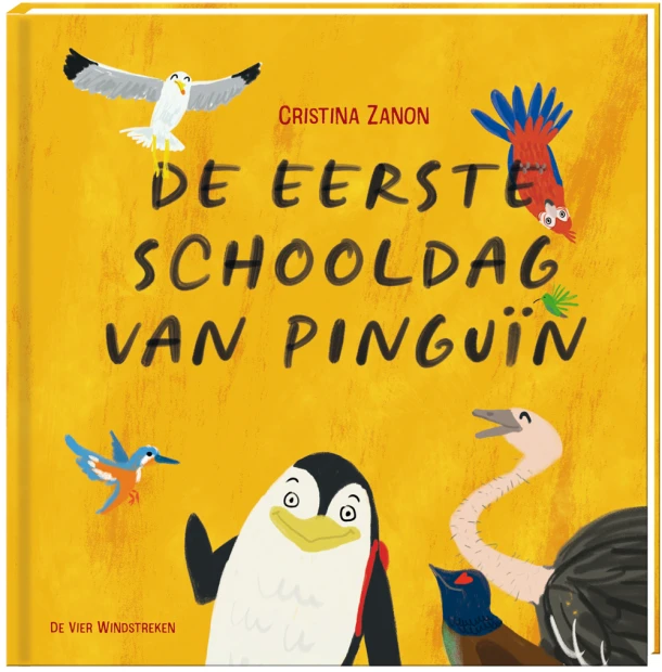 De eerste schooldag van Pinguïn – Cristina Zanon – boek cover
