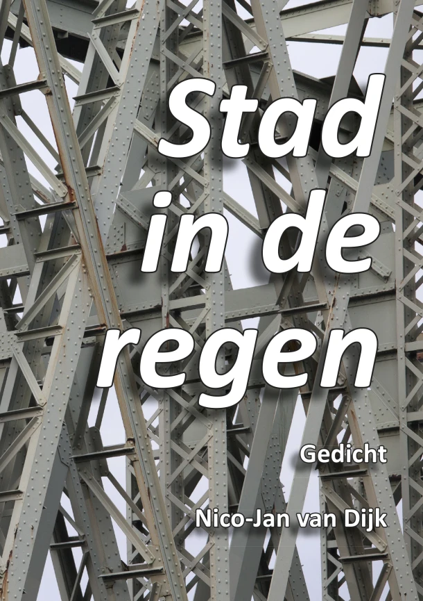 Stad in de regen. – N.J. van Dijk – boek cover
