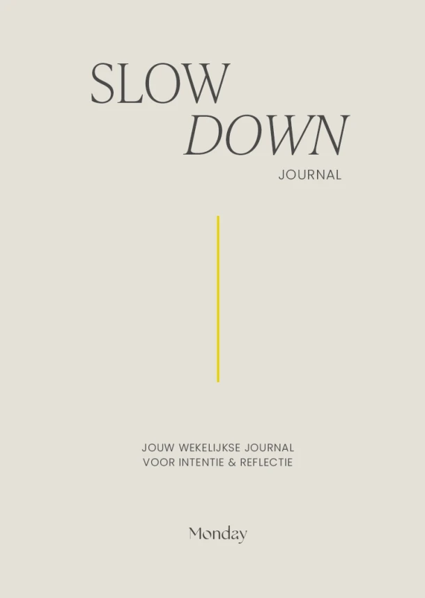 Slow Down Journal – Hilde Eisma – boek cover