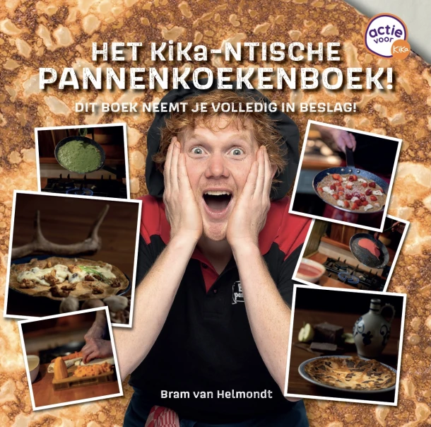 Het Kika-ntische Pannenkoekenboek! – Bram van Helmondt – boek cover
