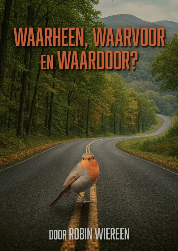 Waarheen, waardoor en waarvoor? – Robin Wiereen – boek cover