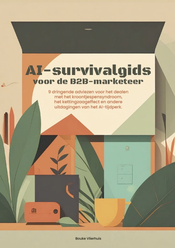 AI-survivalgids – Bouke Vlierhuis – boek cover