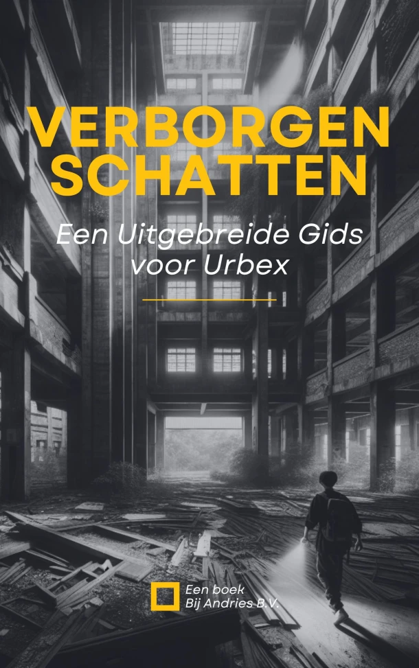 Verborgen Schatten: Een Uitgebreide Gids voor Urbex – Andries B.V. – boek cover