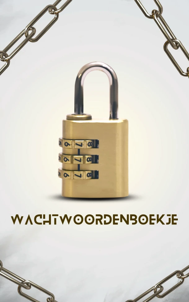 Wachtwoordenboekje Notitieboek met Alfabet – Andries B.V. – boek cover
