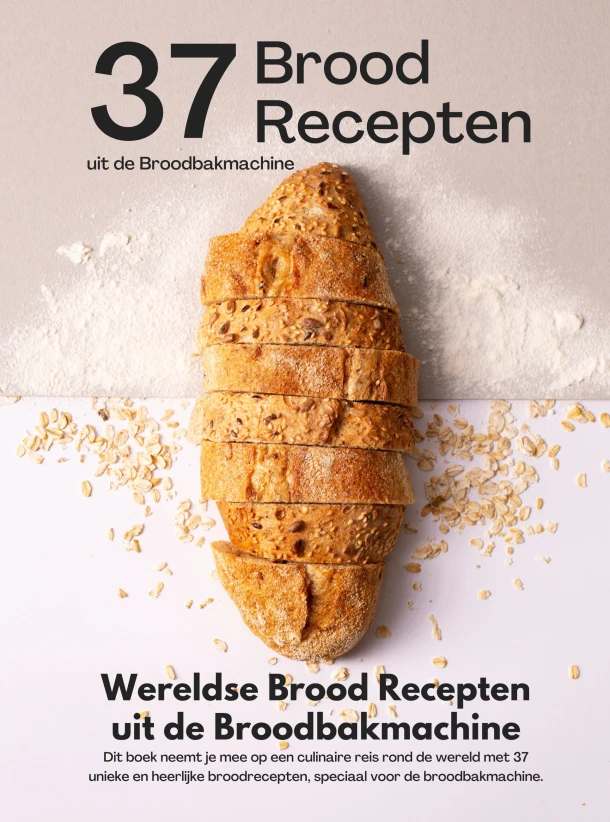 Wereldse brood recepten uit de broodbakmachine – boek cover
