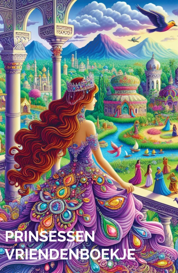 Prinsessen Vriendenboekje Meisjes – Andries B.V. – boek cover