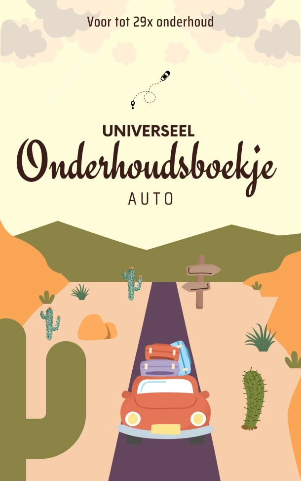 Onderhoudsboekje Auto – Andries B.V. – boek cover