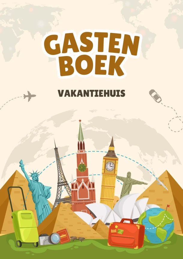Gastenboek Vakantiehuis – Andries B.V. – boek cover