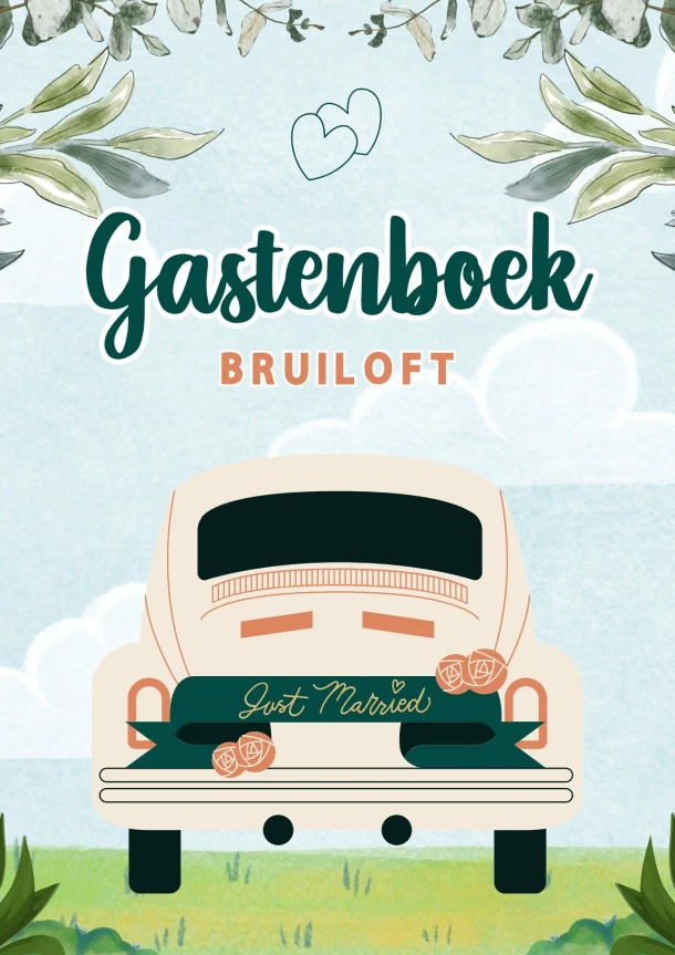 Gastenboek Bruiloft – Andries B.V. – boek cover
