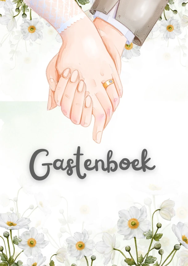 Gastenboek Bruiloft – Andries B.V. – boek cover