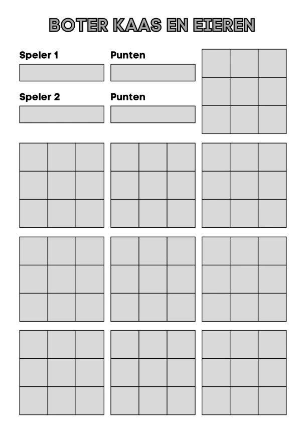 Boter Kaas en Eieren Spel – Andries B.V. – boek cover