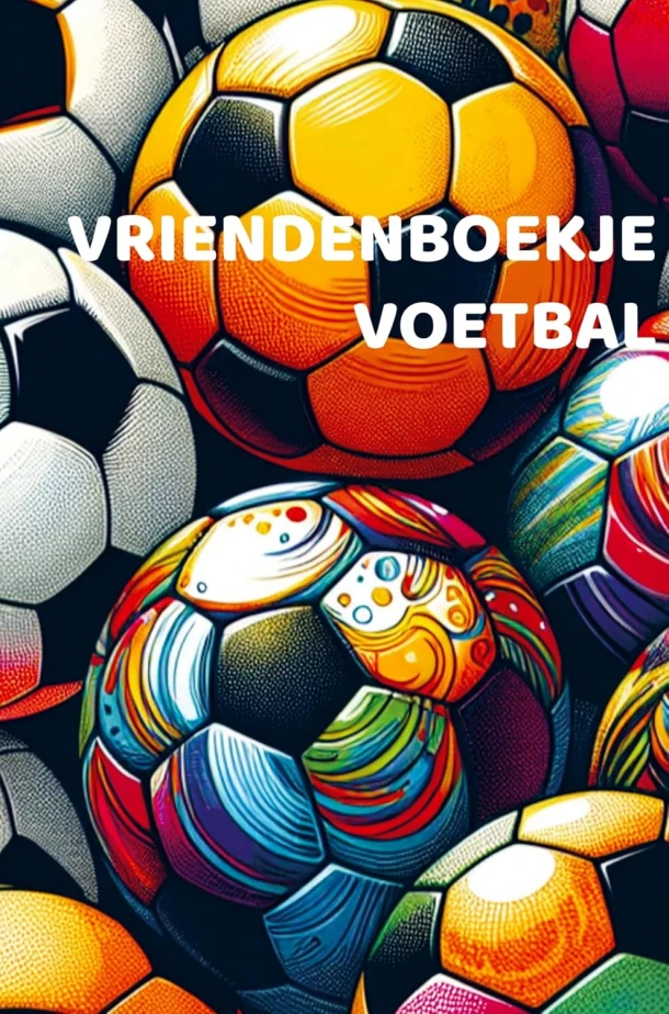 Vriendenboekje Voetbal Jongens – Andries B.V. – boek cover