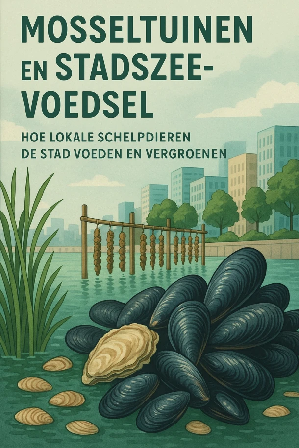 Mosseltuinen en Stadszeevoedsel – Andries B.V. – boek cover