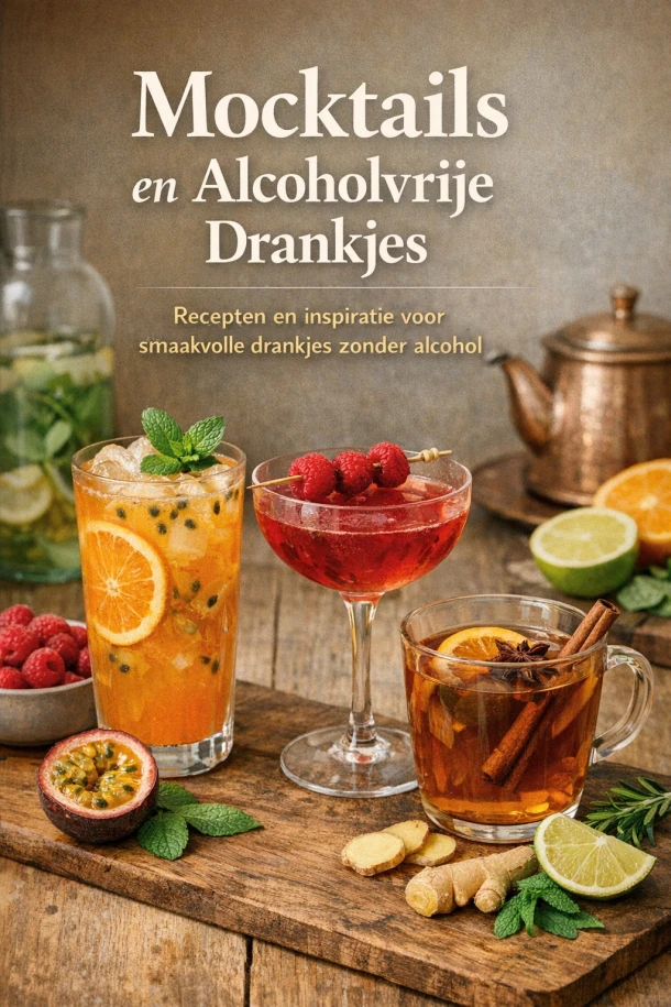 Mocktails en Alcoholvrije Drankjes – B.V. – boek cover