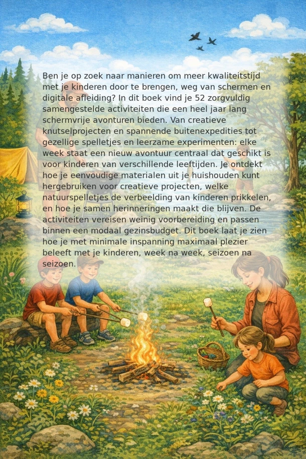 52 Offline Avonturen met Kinderen – B.V. – boek cover