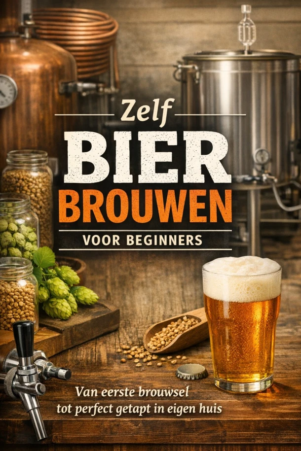 Zelf Bier Brouwen voor Beginners – B.V. – boek cover