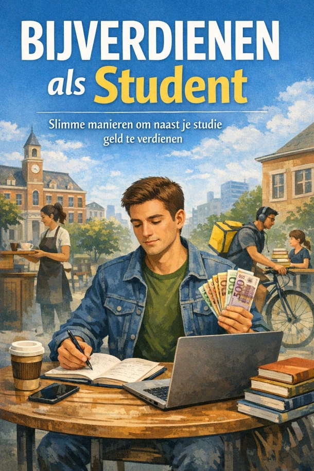 Bijverdienen als Student – B.V. – boek cover