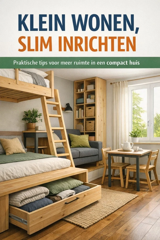 Klein Wonen, Slim Inrichten – B.V. – boek cover