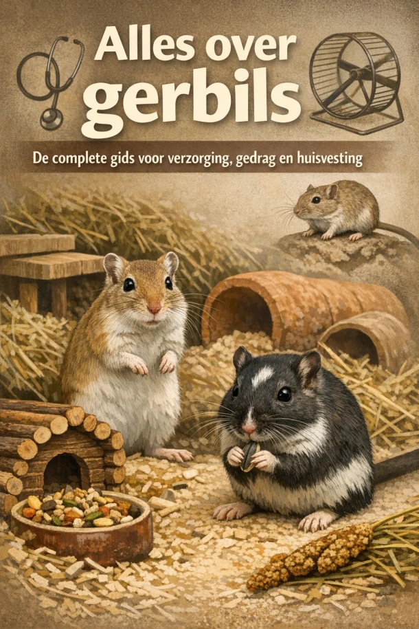 Alles over gerbils – B.V. – boek cover