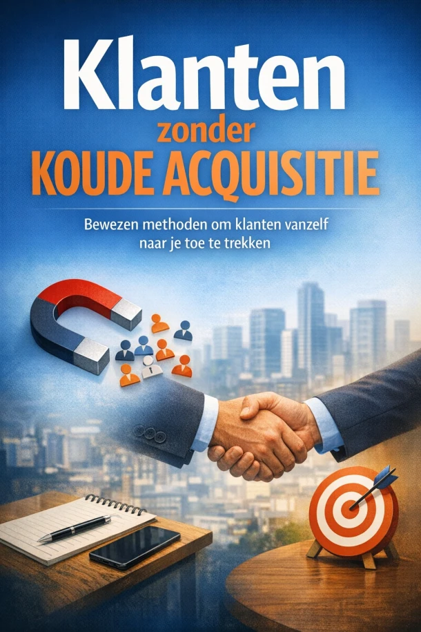 Klanten zonder Koude Acquisitie – B.V. – boek cover