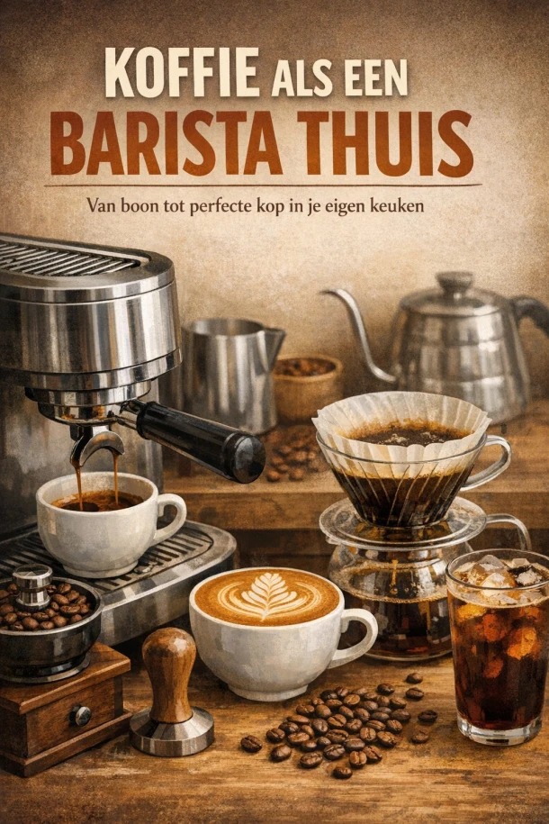 Koffie als een Barista Thuis – B.V. – boek cover