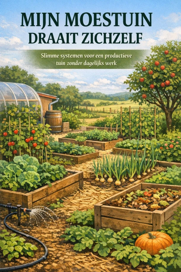 Mijn Moestuin Draait Zichzelf ā B.V. ā boek cover