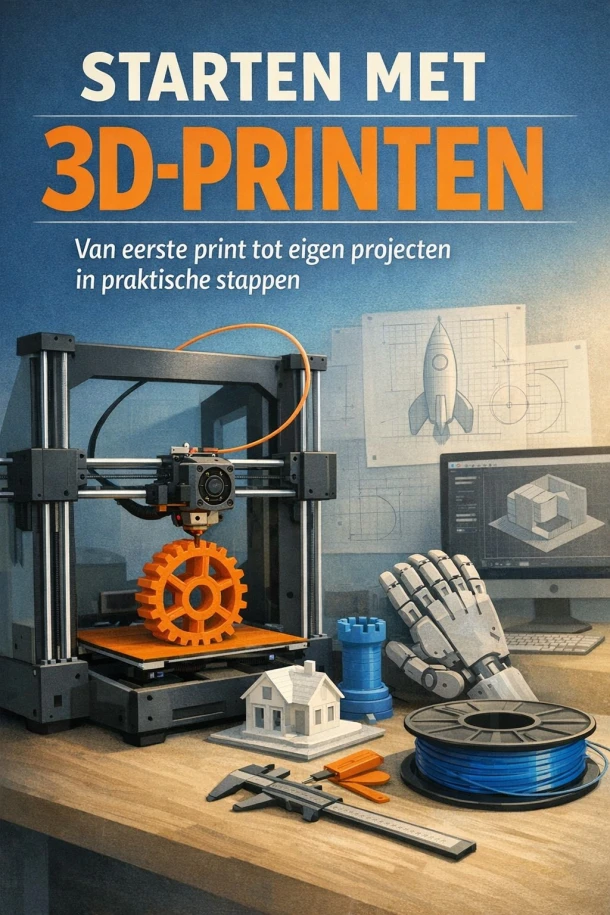 Starten met 3D-Printen – B.V. – boek cover