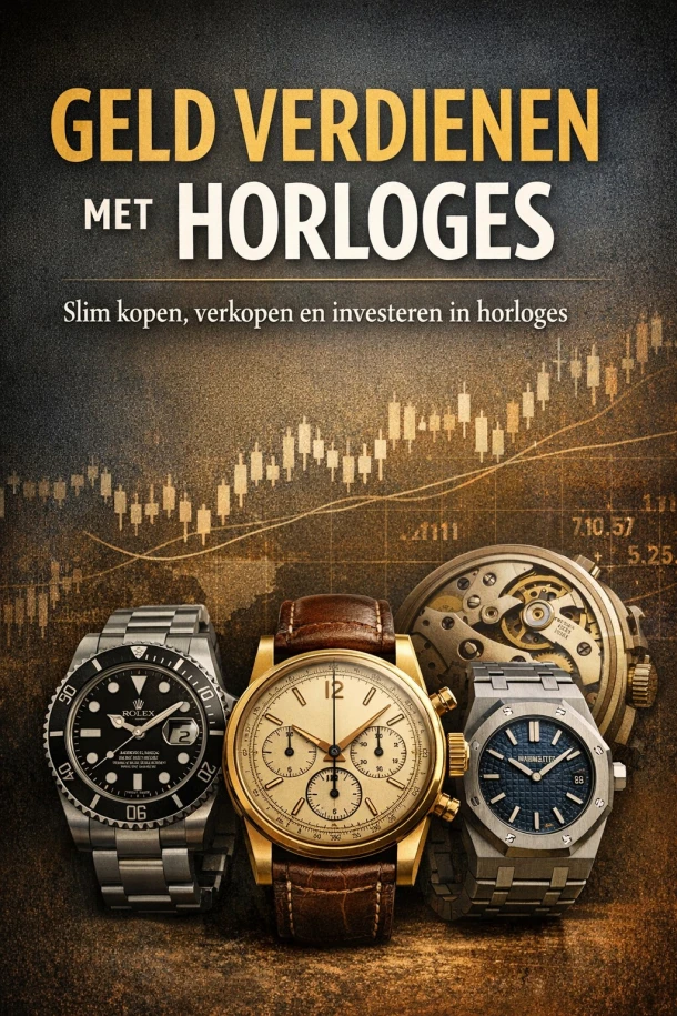 Geld Verdienen met Horloges – B.V. – boek cover
