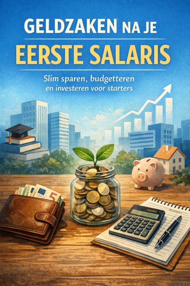 Geldzaken na je Eerste Salaris – B.V. – boek cover