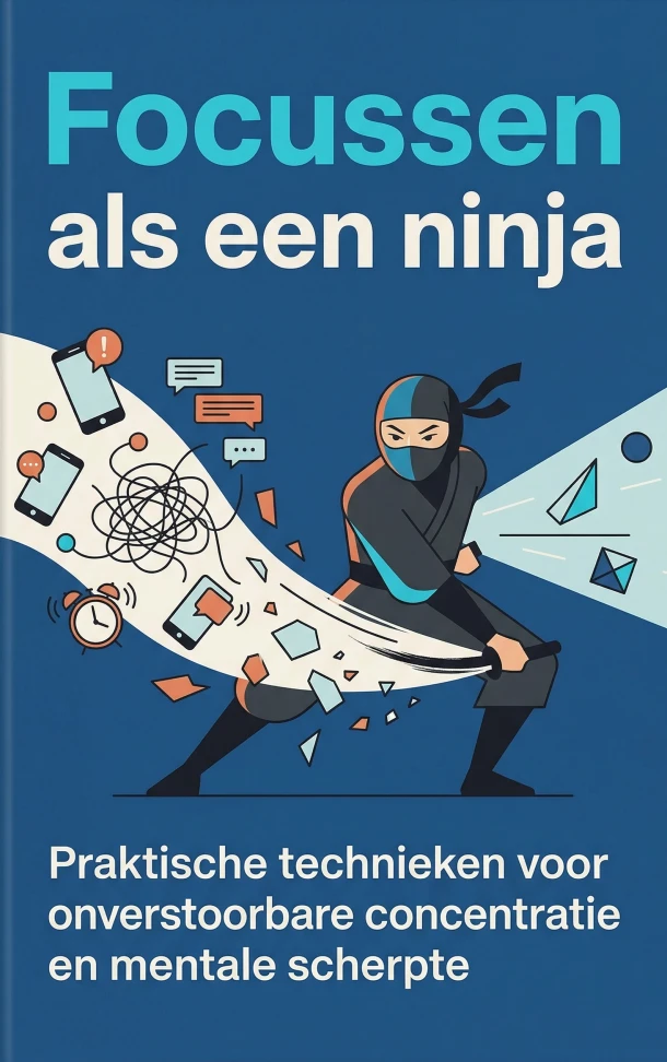 Focussen als een ninja – Pieter Visser – boek cover
