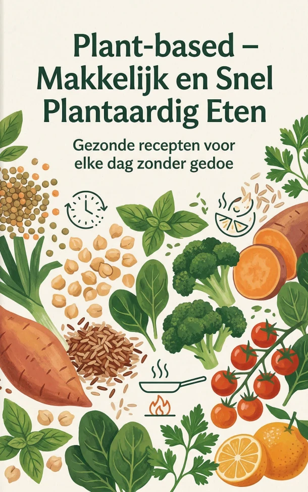 Plant-based - Makkelijk en Snel Plantaardig Eten – Iris Van Beek – boek cover