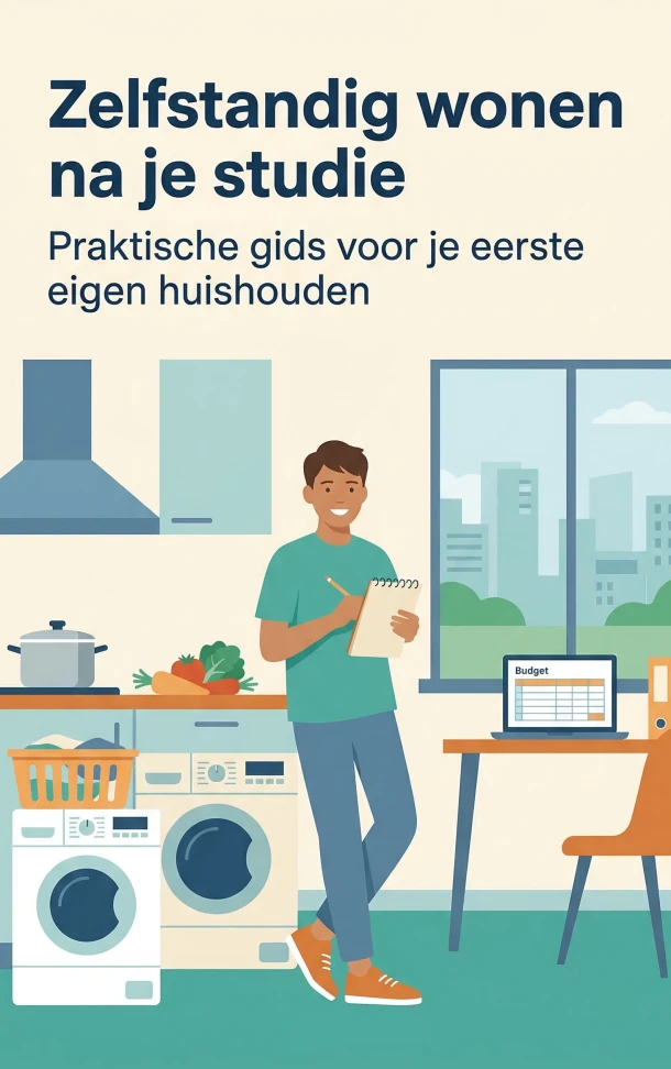 Zelfstandig wonen na je studie – Mark De Wit – boek cover
