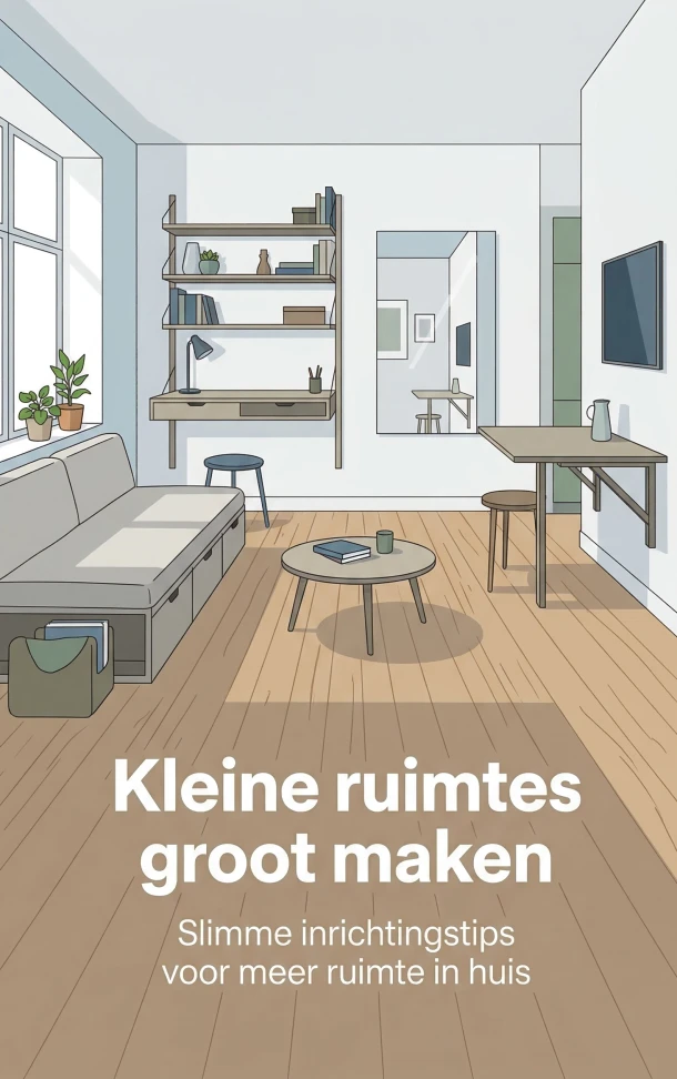 Kleine ruimtes groot maken – Tim Bakker – boek cover