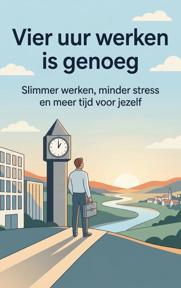 Vier uur werken is genoeg – Gijs Van Houten – boek cover