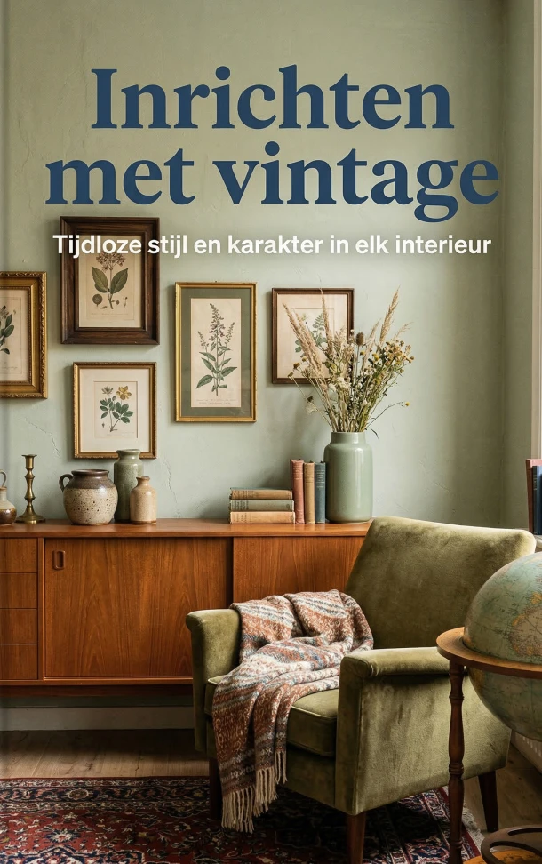 Inrichten met vintage – Daphne Koster – boek cover
