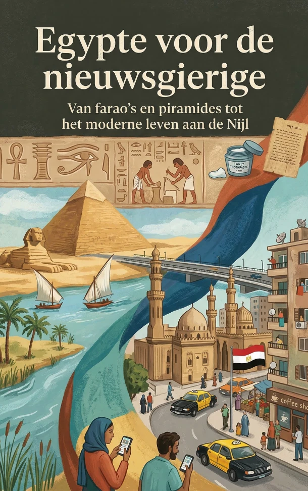 Egypte voor de nieuwsgierige – Rosa Vermeulen – boek cover