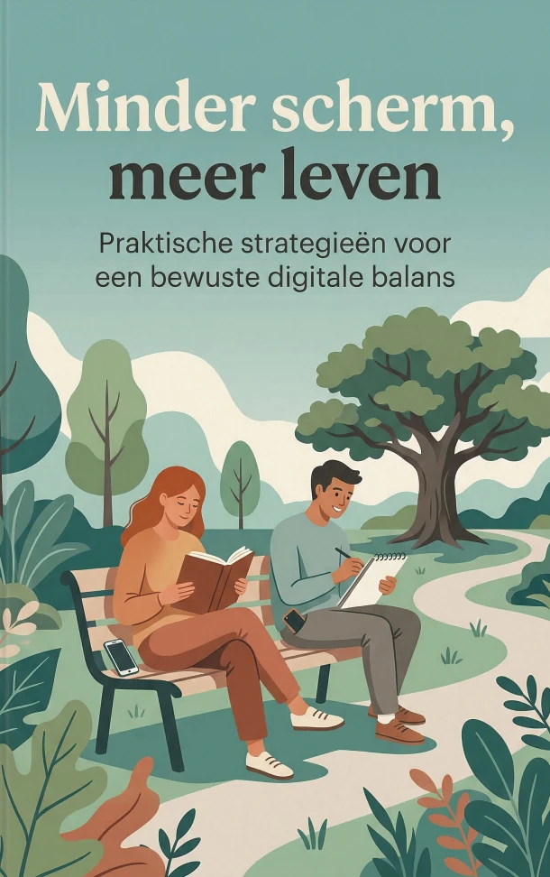 Minder scherm, meer leven – Linda Evers – boek cover