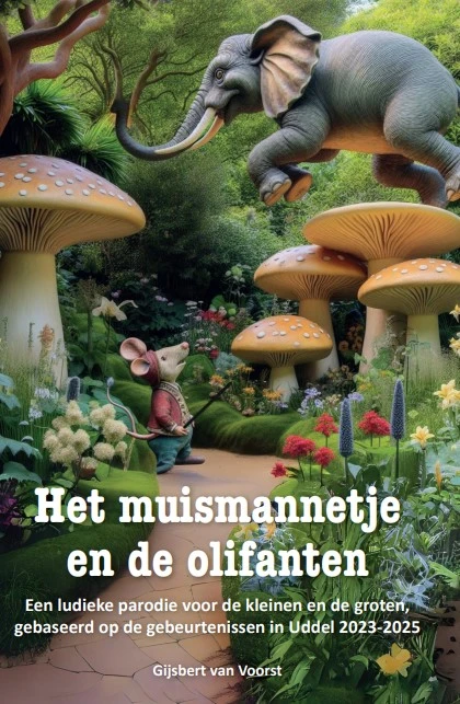 Het muismannetje en de olifanten – Gijsbert van Voorst – boek cover